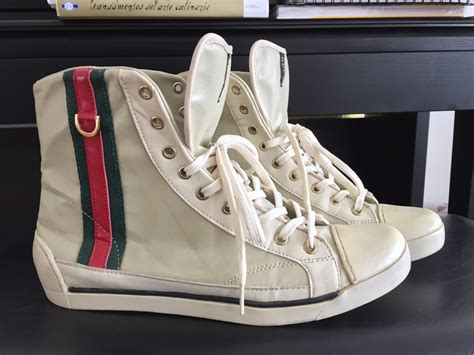 gucci red tennis shoes|vintage gucci tennis shoes.